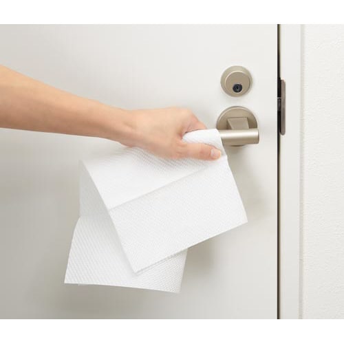 拭き掃除用使い捨てドライシートブラウン50組