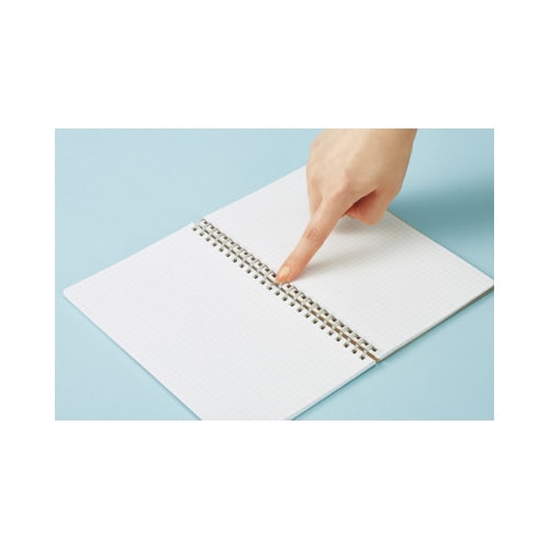 ソフトリングノートぺノット5mm方眼B6変形 黒