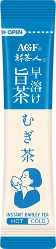 新茶人早溶け旨茶 さらっと麦茶スティック100本