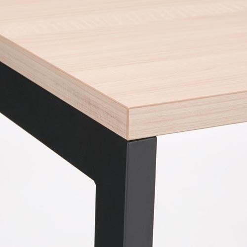 リスムハイデスクW1000 黒脚 ナチュラル