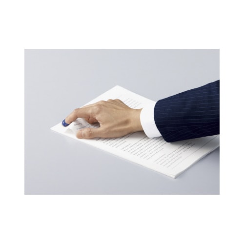 紙めくり<メクリン>S ネイビー3個クリア2個